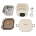 thumbnail image 1 of LAZIOEGR 800 ml Rechargeable Electric Lunch Box – Portable Food Warmer with 14,000 mAh Battery, Smart Heat Retention, Easy‑Clean Design, 1 of 11