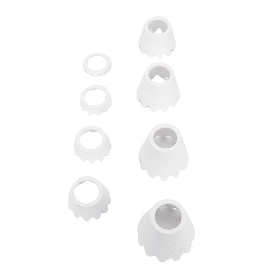 LAZIOEGR 8Pcs Unbreakable Golf Tees Set TPU 1/4in to 2in Home Practice Training Simulator Tees for Driving Range - 3.15 inches / 8 cm
