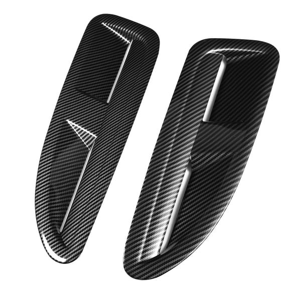 LAZIOEGR ABS Plastic Bonnet Air Vent Car Modified Parts Fits for Jaguar XKR XK8 Hydrographics Transfer Printing Hood Scoop (15.7 inches / 400 mm)