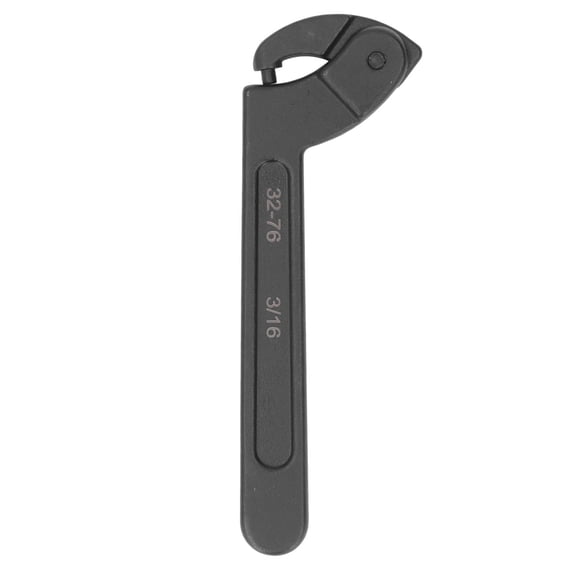 LAZIOEGR Adjustable CPin Spanner 13 Hook Wrench CRVGrade, RustProof, Ergonomic Handle for Vehicle, Machinery & Home Repair