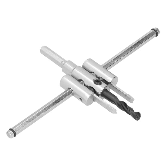 LAZIOEGR Adjustable Circle Hole Cutter Saw Kit, Heavy Duty Round Cutting Woodworking DIY Drill Bit Tools for Wood, Plastic and Drywall (40-200mm / 1.57-7.87 Inches)