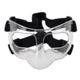 thumbnail image 1 of LAZIOEGR Adjustable Clear-Vision Sports Nose Guard – Durable Plastic, Full Front View, Ideal for Ball Sports, 1 of 9