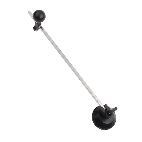 LAZIOEGR Adjustable Glass Cutter 6 Wheel Compasses Circular Cutting Tool with Suction Cup Heavy Duty Professional Circle Cutter for Stained Glass Tiles and Crafts, Size 23.6 inches / 60 cm