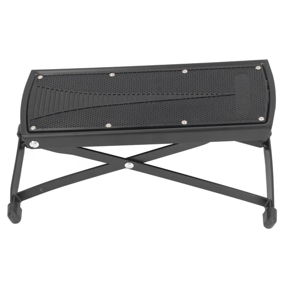LAZIOEGR Adjustable Pedicure Foot Rest Stool 6 Height Settings Non-Slip Beauty Toenail Care Stand for Shower Bathroom with 2 Toe Separators, Black, Support up to 250 lbs.
