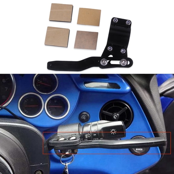 LAZIOEGR Adjustment Steering Wheel Turn Rod Extension Turn Signal Lever Position Up Kit Automotive Handle Accessories (5.51 x 3.54 x 1.38 inches / 14 x 9 * 3.5 cm)