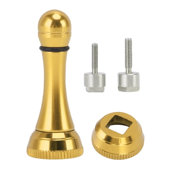 LAZIOEGR Aluminum Alloy Anti‑Collision Reel Balance Rod – Lightweight, Durable, and Easy‑Install for All Fishing Wheels (Gold)