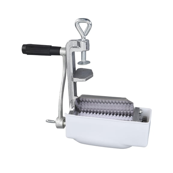 LAZIOEGR Aluminum Alloy Manual Meat Tenderizer & Cuber FoodGrade PP Roller, EasyClamp Kitchen Tool for Beef, Pork, Chicken & Frozen Meat