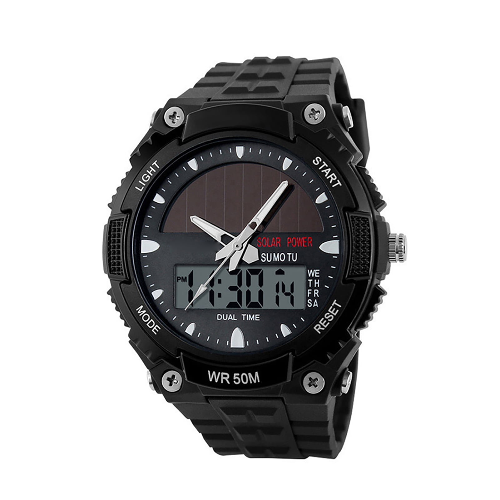 LAZIOEGR Analog Digital Men Women Outdoor Sports Watch, Waterproof ...