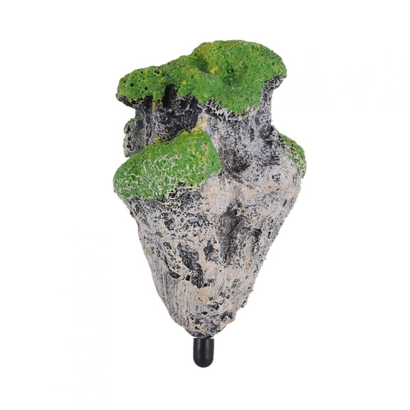 LAZIOEGR Aquarium Fish Tank Floating Rocks Ornament Landscape Moss Suspended Stone Decoration, Small