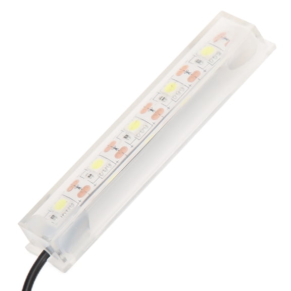 LAZIOEGR Aquarium LED Light Small USB Betta Fish Tank White Light for Indoor Aquarium Plants Clip-On