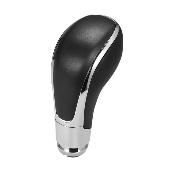 LAZIOEGR Automatic Gear Stick Shift Knob Head Handle Lever Replacement for Vauxhall Buick Regal Opel Insignia 2009-2013, Wear Resistant Automotive Shifter Accessories, Black and Silver