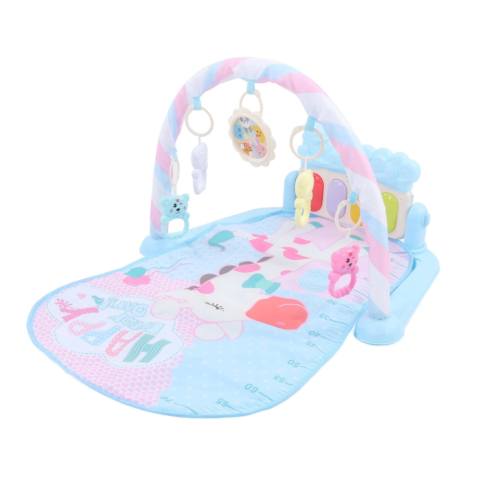 LAZIOEGR Baby Kick Play Piano Mat (29.5" x 24.8" x 17.7") - Soft, Vibrant, Music & Light Learning Toy for Infant & Toddler Development