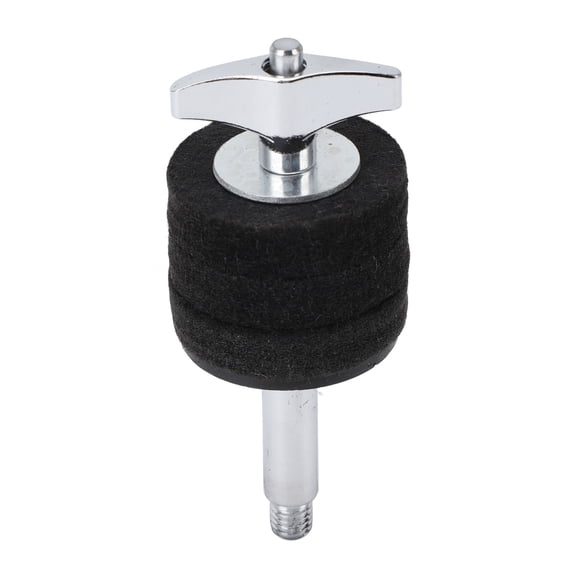 LAZIOEGR Black Cymbal Stacker Attachment Aluminum Alloy Felt Pad for Drum Sets Expandable Boom Arm Holder Extension, 4.72 Inches / 12 cm Length, Percussion Replacement Part