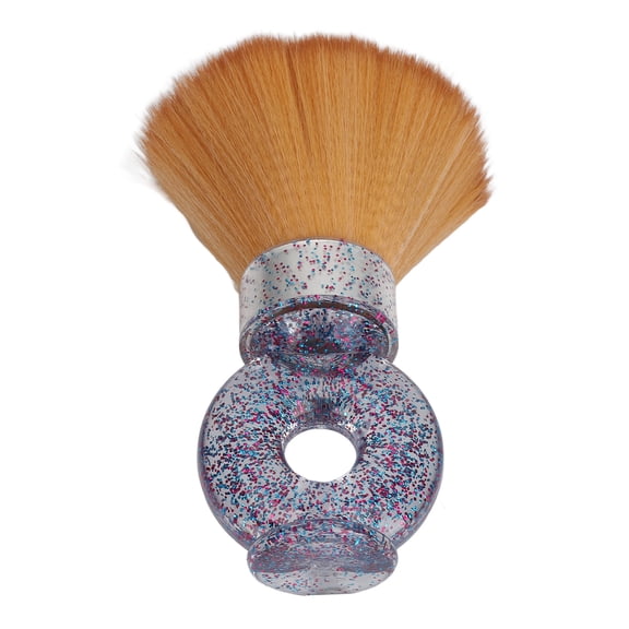 LAZIOEGR Broken Hair Brush Soft Nylon Neck Duster Cleaning Tool Curved Circular Shape Fiber Removal For Beauty Salon Stylists Home Use Premium Barber Accessories