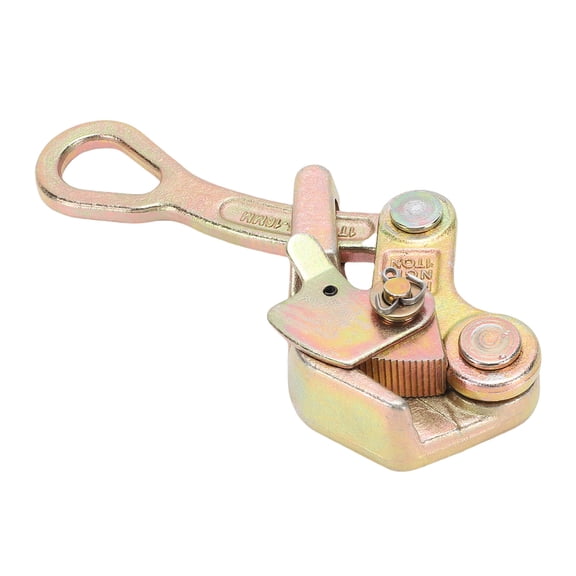 LAZIOEGR Cable Grip Wire Gripper 1 Ton Multifunctional Portable Rope Jaw Puller Tightening Tool for Steel Wire, Aluminum Stranded Wire, and Steel Strand Wire Straightening