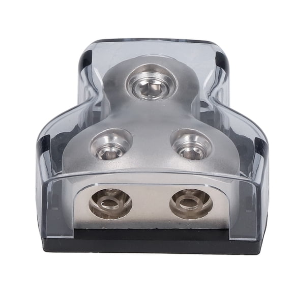 LAZIOEGR Car Audio Amplifier Splitter 2 Way Power Distribution Block Ground Connecting Block Premium Plastic Metal Construction Universal Fit For Truck And Automotive Applications
