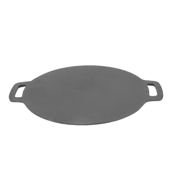 LAZIOEGR Cast Iron Pancake Pan Multifunctional Uniform Heating Flat Skillet Griddle Pan for Kitchen Gas Stove 11.81 inches / 30 cm