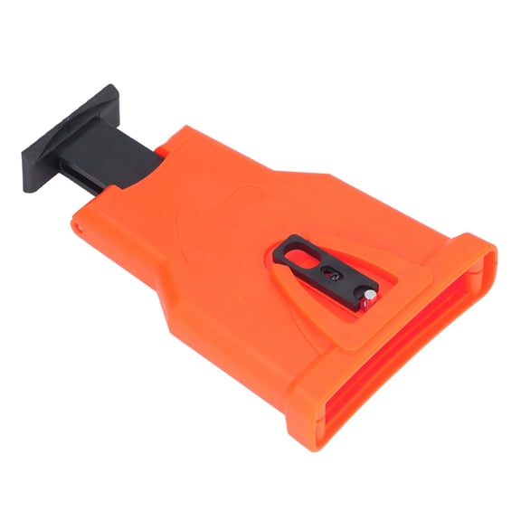 LAZIOEGR Chainsaw Sharpener, High Toughness and Wear Resistance Outdoor Woodworking Chain Saw Sharpener Tool, Universal Chainsaw Blade Sharpening Jig - Orange (8.66 x 5.71 in / 22 x 14.5 cm)
