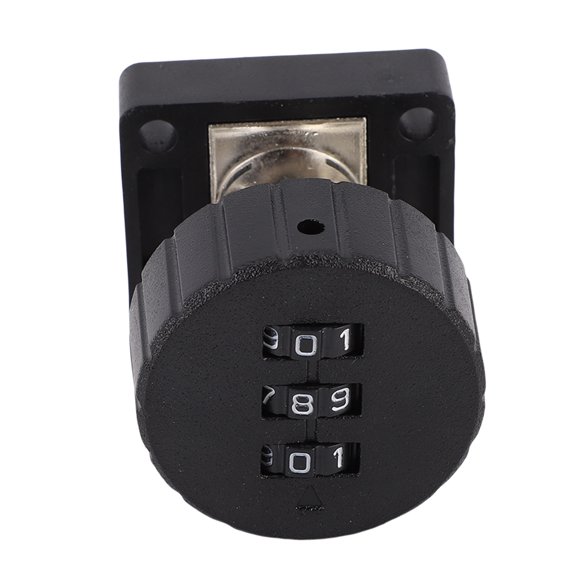 LAZIOEGR Combination Cabinet Cam Lock 3-Digit Password Coded Drawer Lock Heavy Duty Desk Wardrobe Filing Security Safe Zinc Alloy Black 1.46 inches / 37 mm