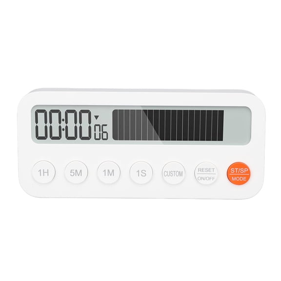 LAZIOEGR Digital 99Hour Magnetic Kitchen Timer Volume Adjustable, Visual Countdown, 3Level Sound, ABS Durable, Ideal for Home & Classroom