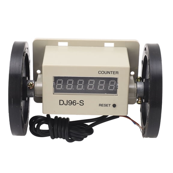 LAZIOEGR Digital Metric Measuring Wheel Distance Measure Tool AC110V 0.01-999999m (1.85x2.44 inches / 47x62 mm)