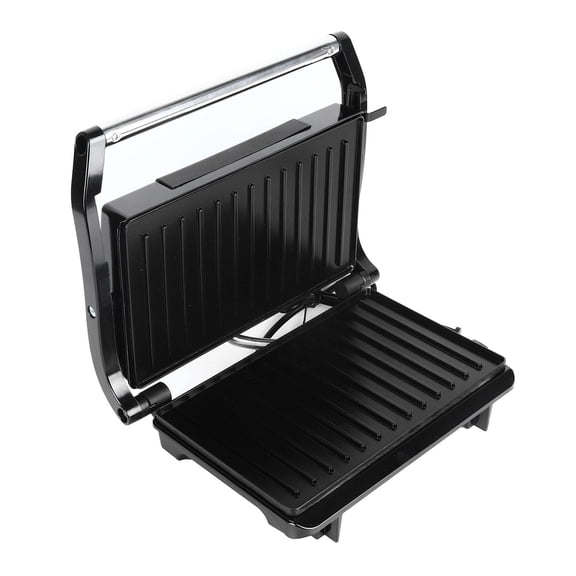LAZIOEGR DoubleSided Electric Griddle  FastHeat Aluminum Panini Press, Compact 9.5"11.8", Ideal for 12 People, Easy Clean, 110V/120V
