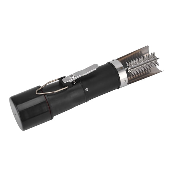 LAZIOEGR Electric Fish Scraper Handheld Design 6 Cutter Wheel Button Switch Water Resistant Battery Fish Skinner 11.81 inches / 30 cm