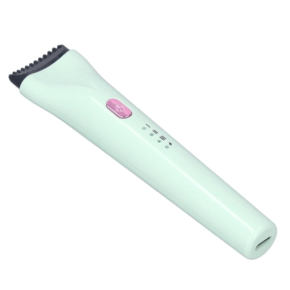 LAZIOEGR Electric Heated Eyelash Curler Rechargeable 3 Temperature Modes with Cleaning Brush Long Lasting Handheld, Green (5.6 in / 14.2 cm)