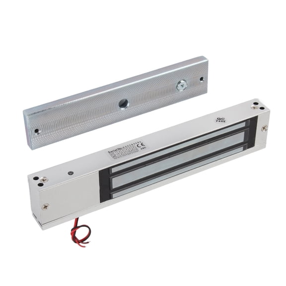 LAZIOEGR Electric Magnetic Door Lock 280KG/600LBS Heavy-Duty 12V Electromagnetic Lock with Remote Control Access Control System for Escape Glass Aluminum Doors (11.02 x 5.51 x 3.54 inches)