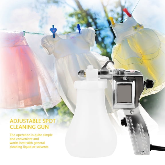 LAZIOEGR Electric Textile Spot Removing Spray Gun Adjustable Pressure Clothing Dust Cleaner, 8.5 inches / 21.5 cm