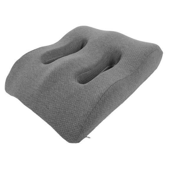 LAZIOEGR Ergonomic M‑Shaped Memory Foam Leg & Foot Elevation Pillow – Removable Washable Cover, Multi‑Use Backrest & Hugging Support