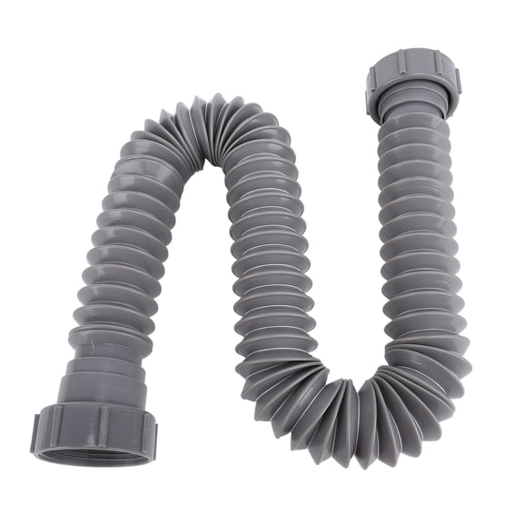 LAZIOEGR Expandable Flexible P Trap Pipe Kit Single Kitchen Sink Drainage Solution Leakproof Fittings
