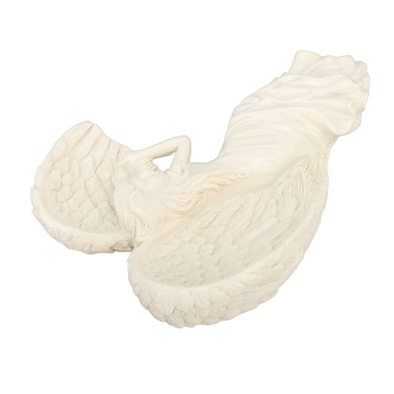 LAZIOEGR Exquisite Resin Angel Door Frame Decoration Unique Left Angel Wing Wall Sculpture for Home Office Window Art Decor 6.3 x 4.3 x 1.8 inches / 16 x 11 x 4.5 cm