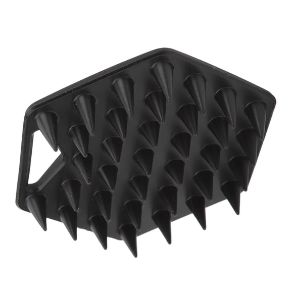 LAZIOEGR Facial Exfoliating Brush Deep Cleansing Soft Silicone Face Beard Brush with Suction Cup Black 5.12 inches / 13.0 cm