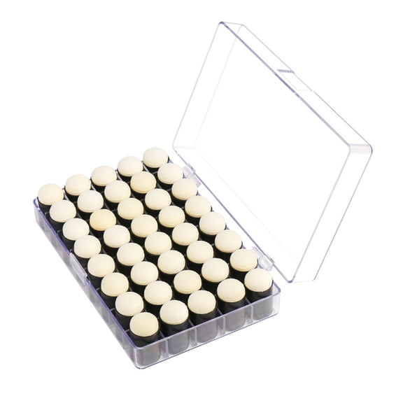 LAZIOEGR Finger Sponge Daubers Set with Storage Case 40PCS for Painting Drawing Ink Card Making Commodities Crafts Black