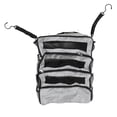 thumbnail image 1 of LAZIOEGR Foldable Travel Suitcase Organizer – 4‑Compartment Hanging Packing Cube with Mesh Pockets, Gray, 1 of 8