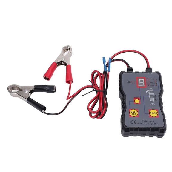 LAZIOEGR Fuel Injector Tester Kit CNBJ-620 4 Pulse Modes Fluid Cleaning Test Machine 12V for Automotive and Motorcycle (7.87 inches / 20 cm)