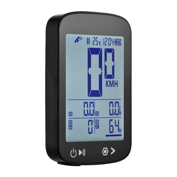 LAZIOEGR GPS Bike Computer Wireless Bike Speedometer 2.4 Inch Waterproof Bicycle Odometer and Speedometer Smart Bike GPS Computer Tracking for Cycling Trackers (27.56x18.11x0.75 inches / 70x46x19 cm)