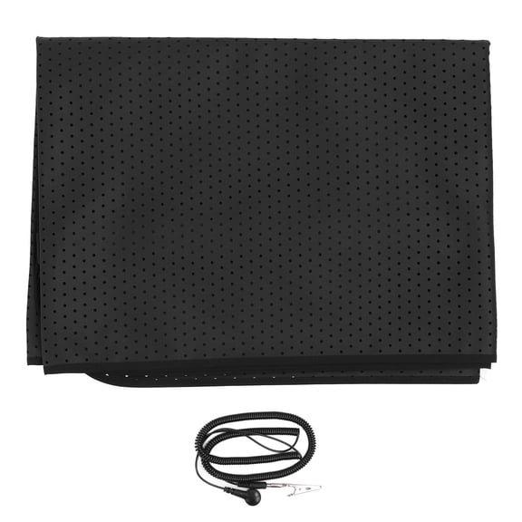 LAZIOEGR Grounding Tranquil Mat 26.870.9in  Premium PU Leather Earth Pad for Stress Relief, Yoga & Sleep