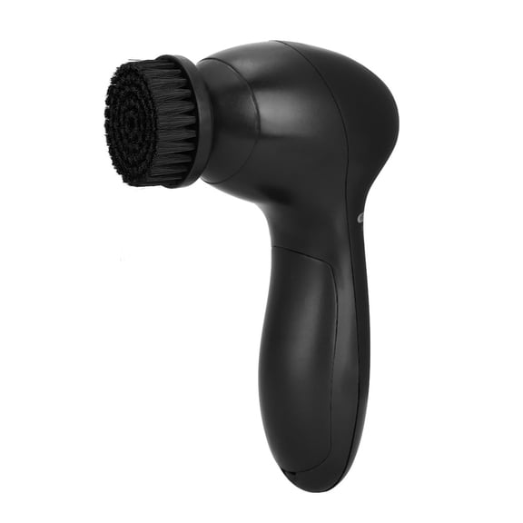 LAZIOEGR Handheld Electric Shoe Polisher and Portable Automatic Shoe Brush Kit for Leather Shining, Cleaning and Dust Removal, 4 Multi-functional Brush Heads Included, 7.1 Inches / 18.0 cm