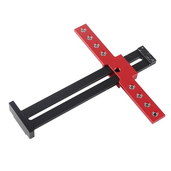 LAZIOEGR Handle Punch Locator Aluminum Alloy Drill Guide Locator Wood Drilling Dowelling Guide for Drawer Cabinet Door Handle Installation Hand Tool Jig 9.84 inches / 25 cm