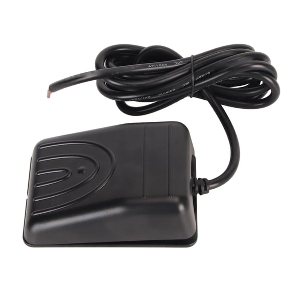LAZIOEGR Heavy Duty Foot Switch Self Locking Motor Controller Single Foot Pedal Switch for Power Tool Mechanical Equipment 16A 250V AC Corded (6.6ft / 2m Cable)