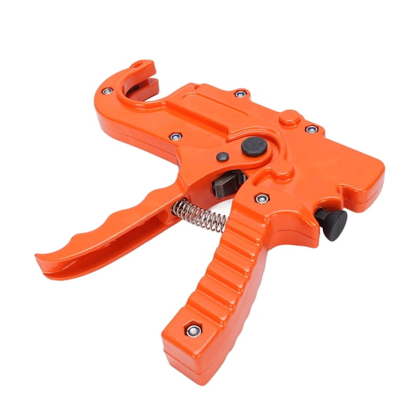 LAZIOEGR Heavy Duty PVC Pipe Cutter, Premium Aluminum Alloy Ratcheting Pipe Cutter with Ergonomic Anti-Slip Handle, 0.24-1.42 inches / 6-36 mm Cutting Capacity for PPR, PEX, and Plastic Hoses
