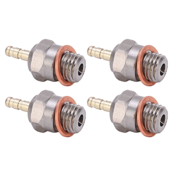 LAZIOEGR High-Performance T1 Hot Spark Glow Plug Nitro Engine Glowplugs Parts Compatible with Traxxas Kyosho HSP Redcat 1/8 1/10 Scale RC Nitro Car Truck Boat, 4-Pack (0.67 x 0.32 Inches)