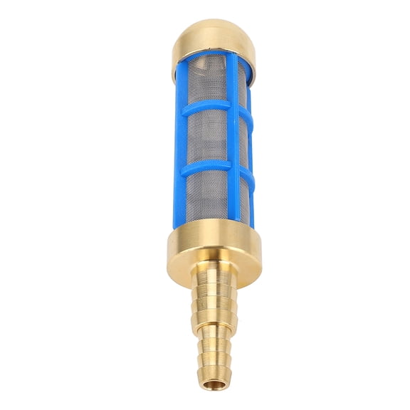 LAZIOEGR High Pressure Washer Hose Inlet Filter, 3/4 Inch and 5/8 Inch Water Suction Strainer Attachment with Brass Quick Connect for Garden Hoses and Pressure Washers