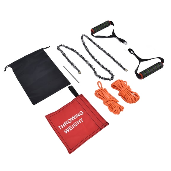 LAZIOEGR High Reach Hand Chain Saw 48 inches / 121.9 cm Compact Portable Rope Saw for Outdoor Camping