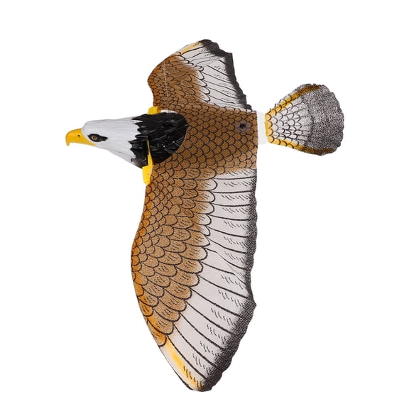 LAZIOEGR Interactive Cat Toy Lifelike Flying Eagle Shape with Sound Light Automatic Bird Kitten Teaser for Door Wall Ceiling Play, Hanging Toy for Indoor Cats Exercise and Entertainment