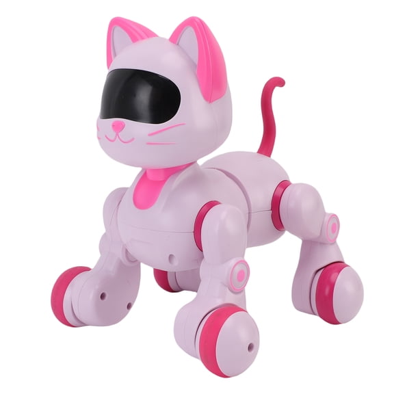 LAZIOEGR Interactive Robot Cat Toy Programmable Remote Control Dancing Singing Electronic Kitty Pet for Toddler Boys Girls 7.5 Inches / 19 cm Long