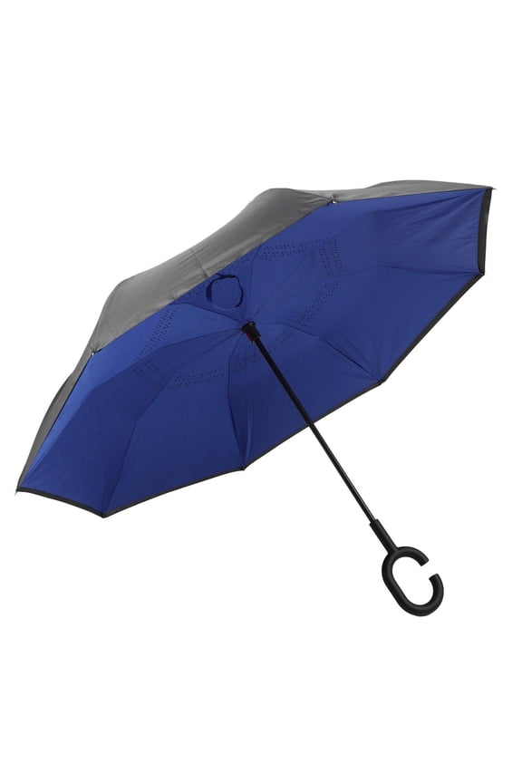 Inverted CShaped Reverse Umbrella  DualLayer, UVProtected, RustProof Carbon Frame, Ideal Gift for Car & Outdoor Use
