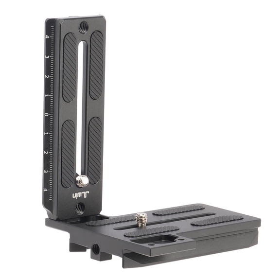 LAZIOEGR JLwin RJ046 L-Shaped Quick Release Plate Camera Stabilizer Vertical Mount Replacement for Zhiyun Gimbal Video Accessories, Aluminum Alloy Mount with Rubber Cushions for DSLR Photography